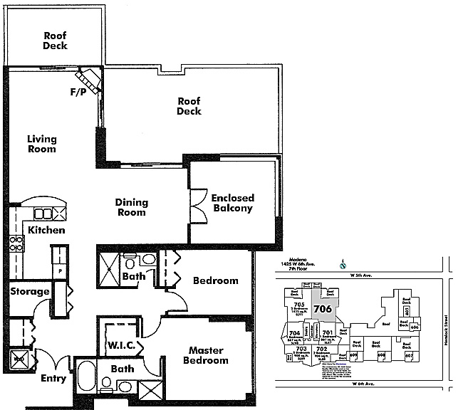 Floor plan 706