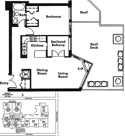 Floor plan 701