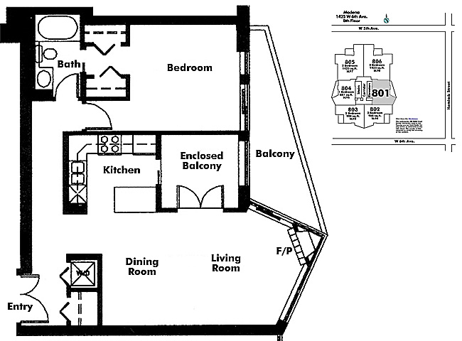 Floor plan 801