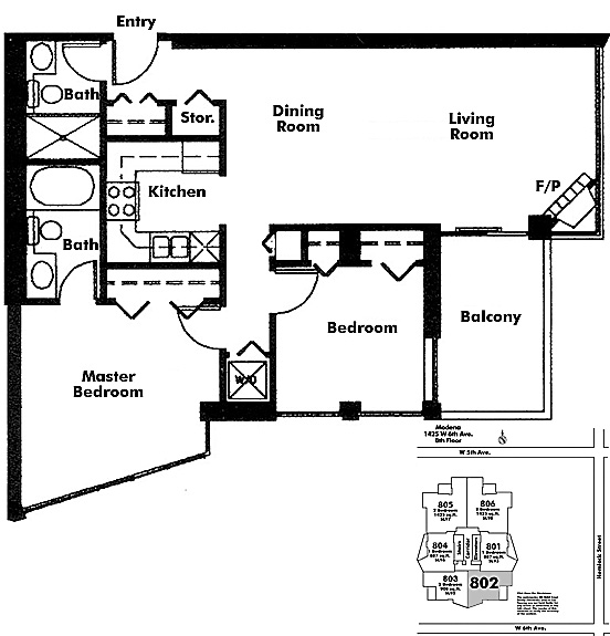 Floor plan 802