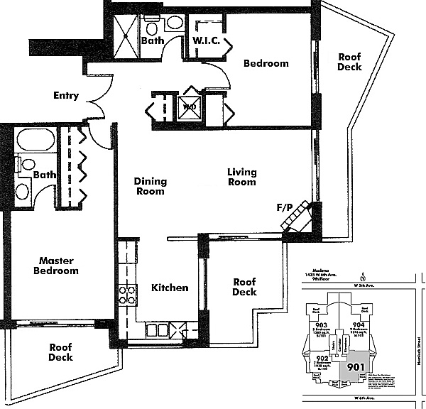 Floor plan 901
