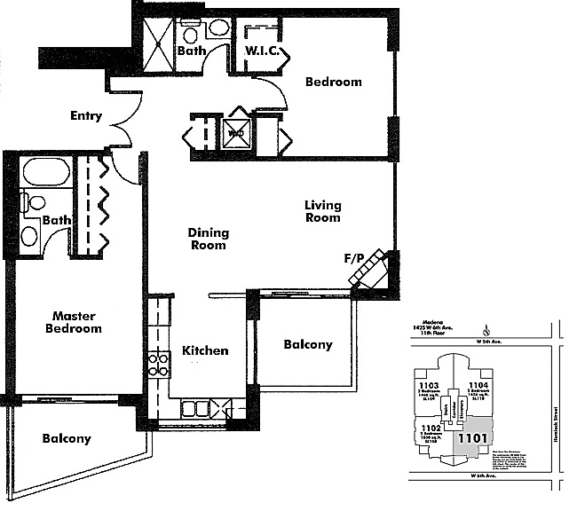 Floor plan 1101