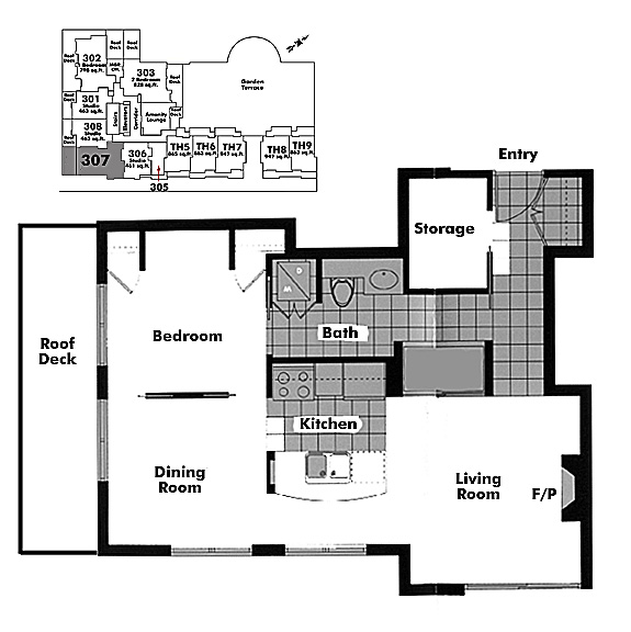 Floor plan 307