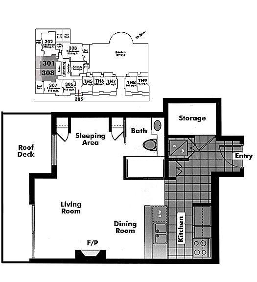 Floor plan 301