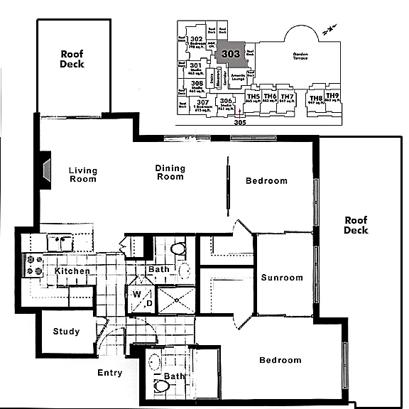 Floor plan 303