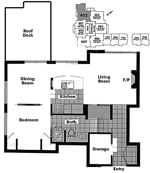 Floor plan 402