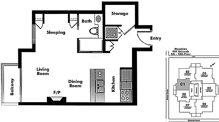 Floor plan 601
