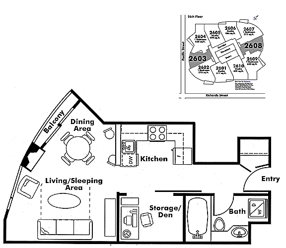 Floor plan 2603