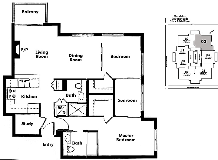 Floor plan 603