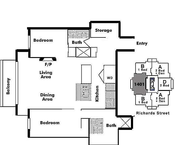 Floor plan 1401
