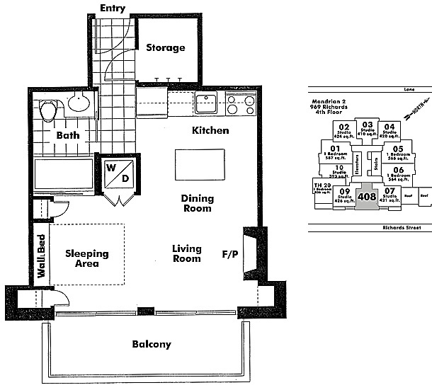 Floor plan 608