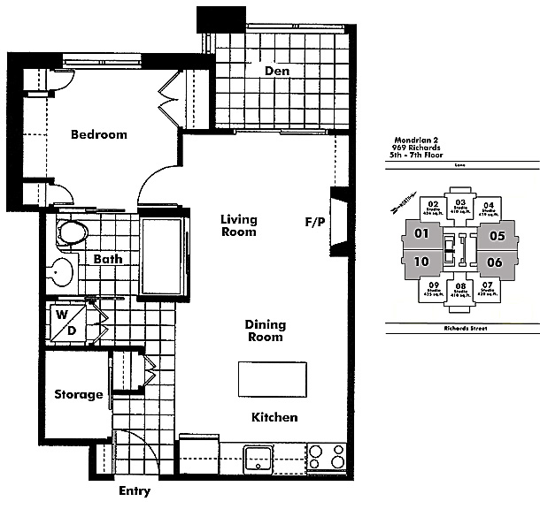 Floor plan 601