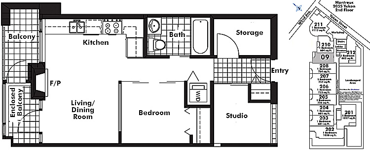 Floor plan 309