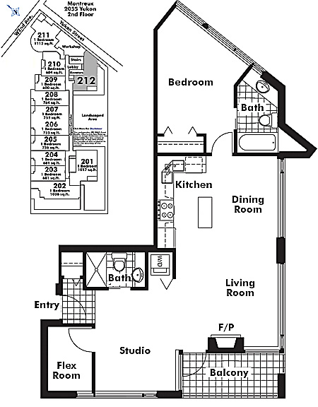 Floor plan 212