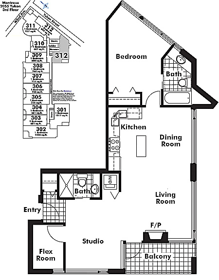 Floor plan 312