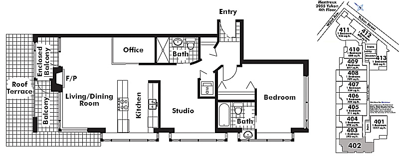 Floor plan 402