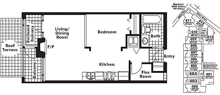 Floor plan 404