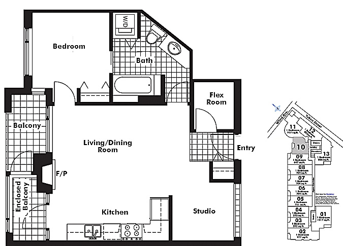 Floor plan 510
