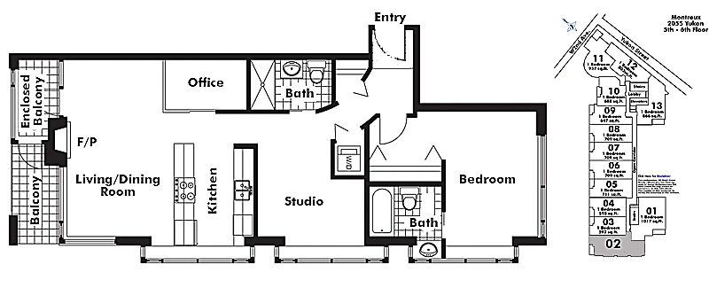 Floor plan 502