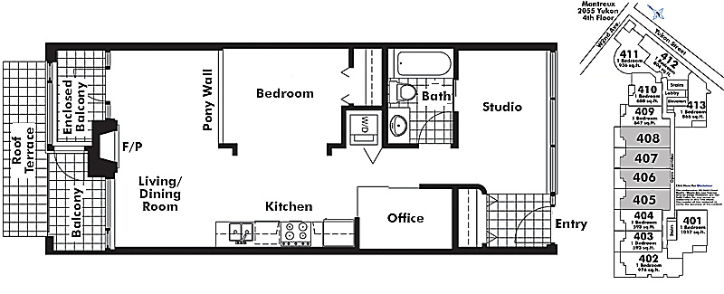 Floor plan 407