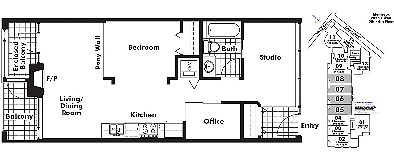 Floor plan 507