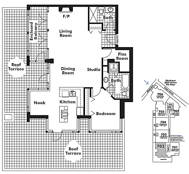 Floor plan 702