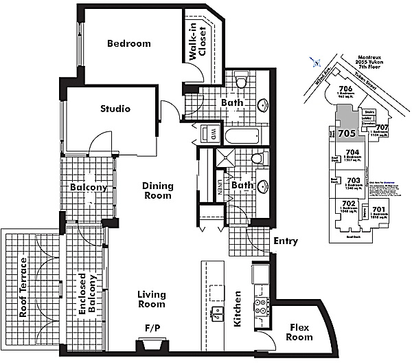 Floor plan 705