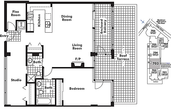 Floor plan 703