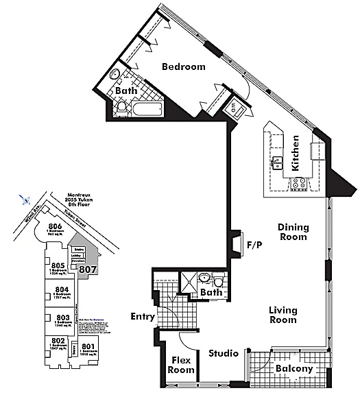 Floor plan 807