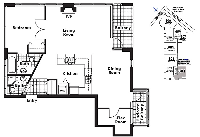 Floor plan 801