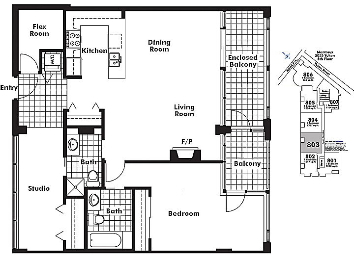 Floor plan 803