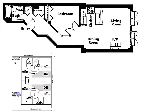 Floor plan 206
