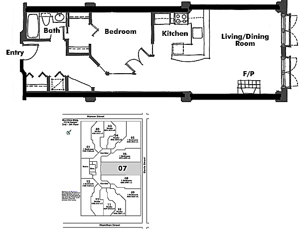 Floor plan 507