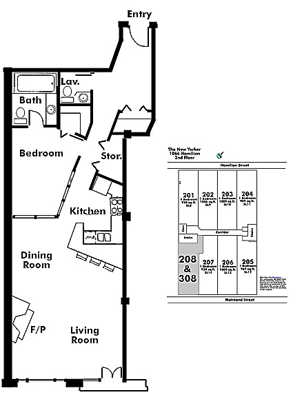 Floor plan 308