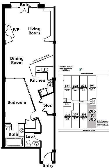 Floor plan 305