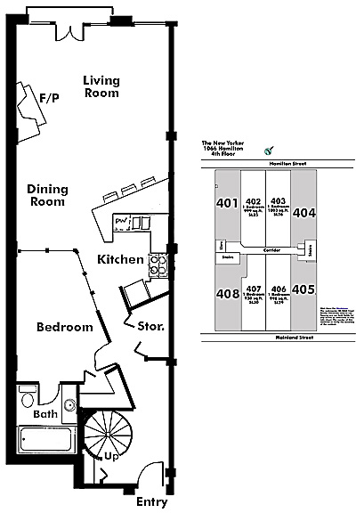 Floor plan 401