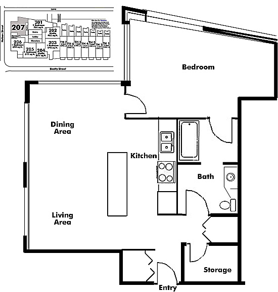 Floor plan 207