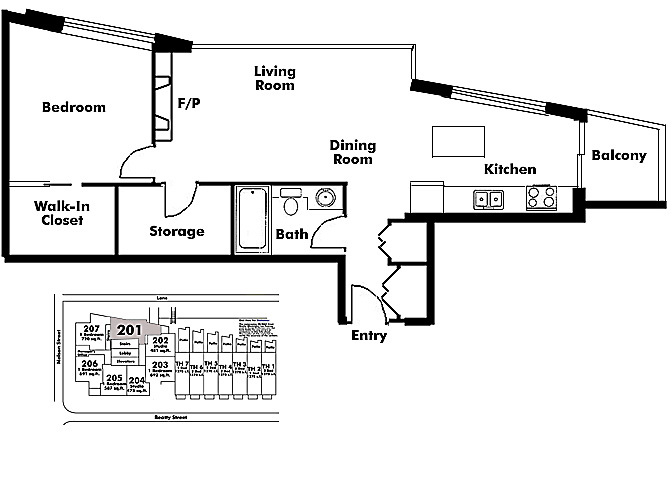Floor plan 201