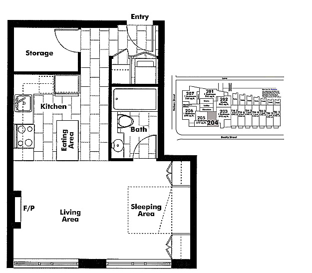 Floor plan 204