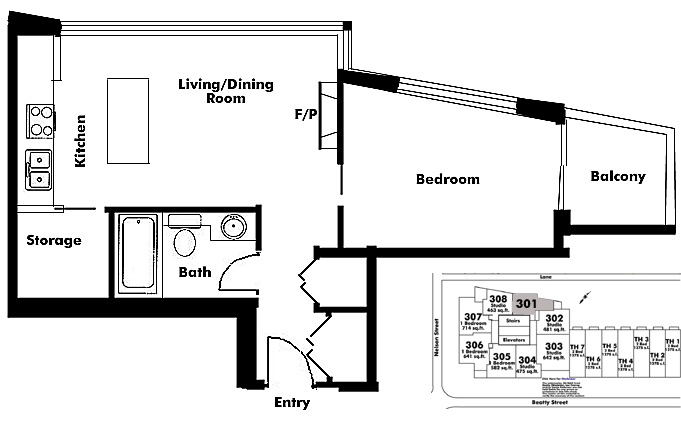 Floor plan 301