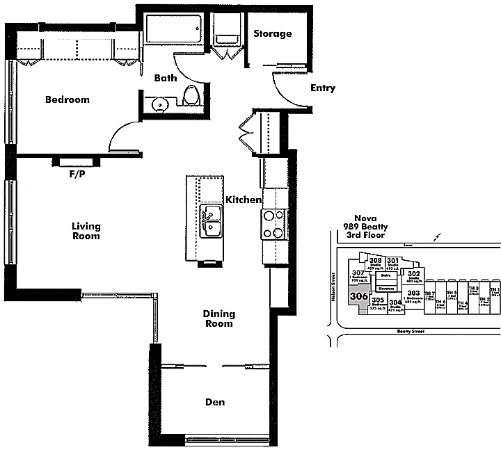 Floor plan 306
