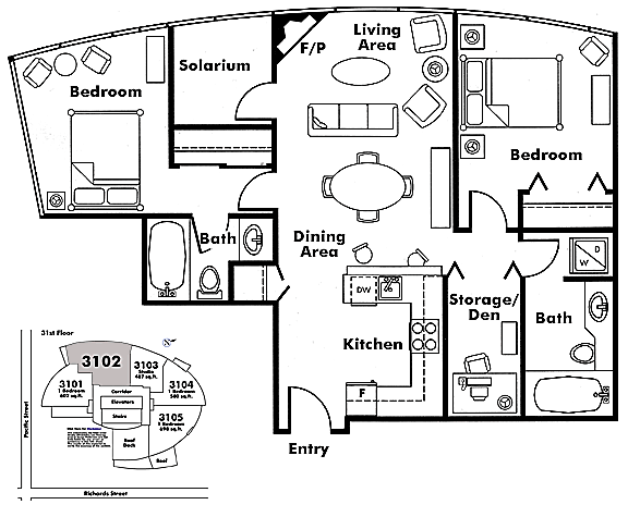 Floor plan 3102