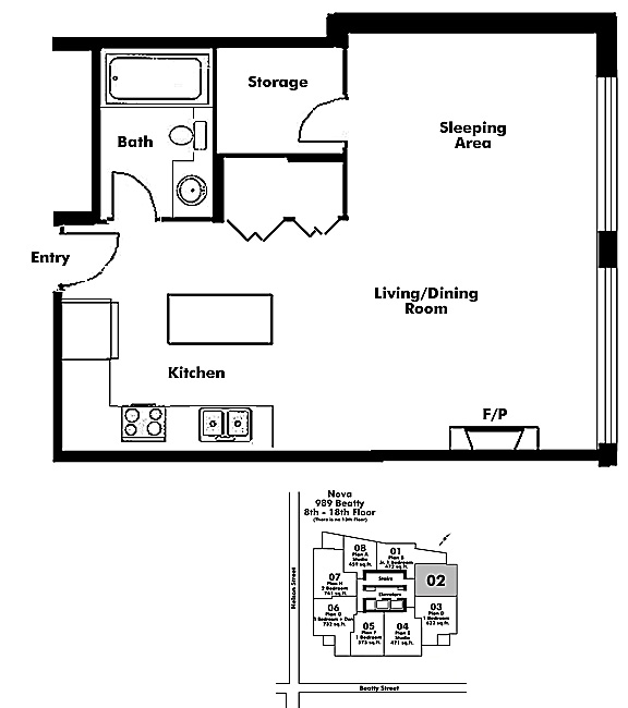 Floor plan 302