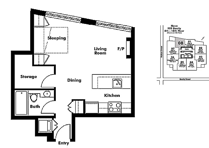 Floor plan 308
