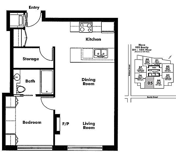 Floor plan 305