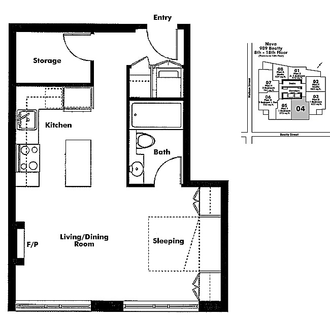 Floor plan 304