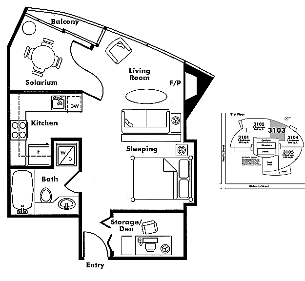 Floor plan 3103