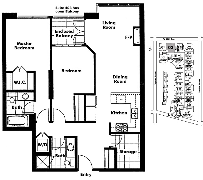 Floor plan 303