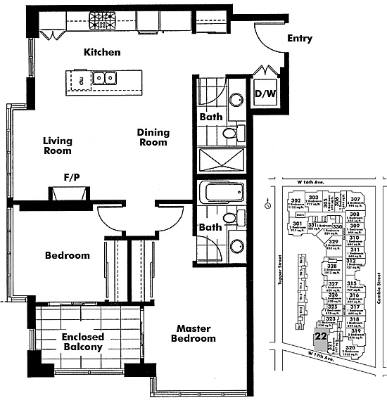 Floor plan 322
