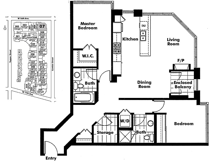 Floor plan 407